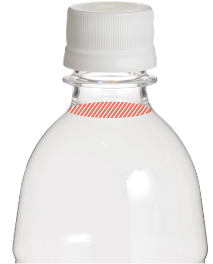 ペットボトルの水位のイメージ