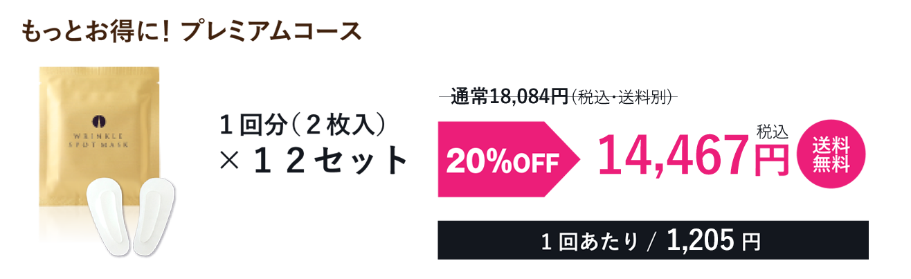 プレミアムコース20%OFF 12セット