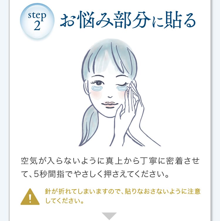 お悩み部分に貼る